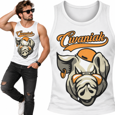 TANK TOP ŚMIESZNY  CWANIAK